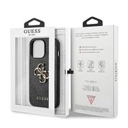 Guess GUHCP13X4GMGGR iPhone 13 Pro Max 6.7&quot; grey/grey hardcase 4G Big Metal Logo, Guess