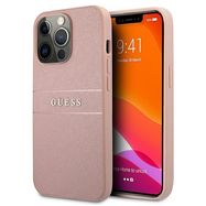Guess GUHCP13XPSASBPI iPhone 13 Pro Max 6.7&quot; pink/pink hardcase Saffiano Stripe, Guess