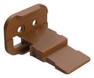 WEDGELOCK, BROWN, THERMOPLASTIC, 2POS