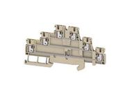 TERMINAL BLOCK, DIN RAIL, 6POS, 14AWG