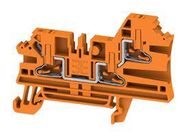 TERMINAL BLOCK, DIN RAIL, 3POS, 12AWG