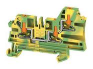 TERMINAL BLOCK, DIN RAIL, 3POS, 12AWG