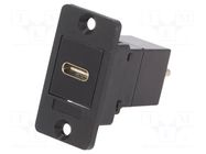 Coupler; USB C socket-front,USB C plug-back; Slim; USB C; 29mm CLIFF
