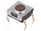 Microswitch TACT; SPST; Pos: 2; 0.05A/24VDC; 1.57N; 6.2x6.2x3.1mm NKK SWITCHES