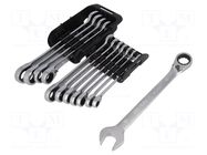Wrench-set; rattle,combination spanner; FATMAX®; 12pcs. STANLEY