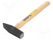 Hammer; 300g; 23mm; carbon steel; wood (ash) STANLEY