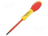 Screwdriver; insulated; Pozidriv®; PZ0; FATMAX®; 75mm; 1kVAC STANLEY