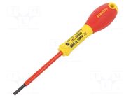 Screwdriver; insulated; slot; SL 3.5; 75mm; 1kVAC; FATMAX® STANLEY
