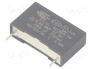 Capacitor: polypropylene; X2; R46 310V; 0.068uF; 18x11x5mm; THT KEMET