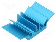 Heatsink: extruded; grilled; BGA; blue; L: 15mm; W: 27.94mm; H: 7.5mm Advanced Thermal Solutions