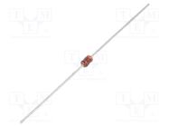 Diode: Zener; 1W; 5.1V; DO41; single diode; 10uA ONSEMI