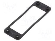 Gasket; self clinging gasket han size 10B HARTING