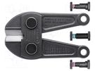 Blade; Equipment: complete blade with screws; KNP.7172460 KNIPEX