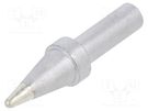 Tip; conical; 2mm; for  soldering iron,for soldering station QUICK