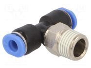 Push-in fitting; T-tap splitter; -0.95÷10bar; Thread: R 1/8" PNEUMAT