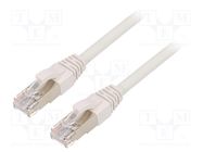 Patch cord; ETHERLINE® Cat.6a,S/FTP; 6a; stranded; Cu; LSZH; white LAPP