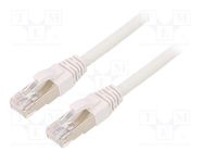 Patch cord; ETHERLINE® Cat.6a,S/FTP; 6a; stranded; Cu; LSZH; white LAPP