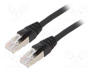 Patch cord; ETHERLINE® Cat.6a,S/FTP; 6a; stranded; Cu; LSZH; black LAPP