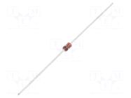 Diode: Zener; 1W; 4.7V; reel,tape; DO41; single diode; 10uA; 1N47xxA ONSEMI