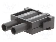 Connector: HDC; module; female; C146,heavy|mate M; PIN: 2; 1kV AMPHENOL