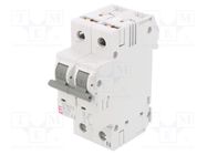 Circuit breaker; 230/400VAC; Inom: 16A; Poles: 1+N; Charact: B; 6kA ETI POLAM