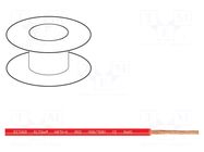 Wire; BiTOne,H07V-K; stranded; Cu; 35mm2; PVC; red; 450V,750V; reel BITNER