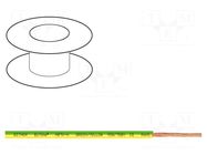 Wire; BiTOne,H07V-K; stranded; Cu; 50mm2; PVC; yellow-green; reel BITNER