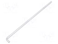 Wrench; hex key,spherical; HEX 3mm; Overall len: 128mm WIHA