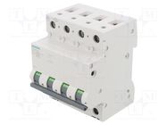 Circuit breaker; 400VAC; Inom: 300mA; Poles: 3+N; Charact: C; 6kA SIEMENS