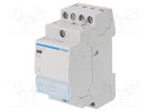 Contactor: 4-pole installation; 25A; 230VAC; NO x4; -10÷50°C HAGER