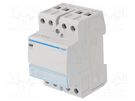 Contactor: 4-pole installation; 63A; 230VAC; NO x4; -10÷50°C HAGER