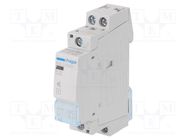 Contactor: 2-pole installation; 25A; 12VDC; NO x2; -10÷50°C HAGER