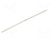 Insulating tube; silicone; natural; Øint: 1mm; Wall thick: 0.4mm SYNFLEX