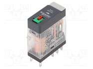 Relay: electromagnetic; DPDT; Ucoil: 220VAC; 5A; 5A/250VAC; socket SCHNEIDER ELECTRIC