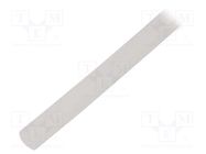 Insulating tube; silicone; natural; Øint: 6mm; Wall thick: 0.7mm SYNFLEX