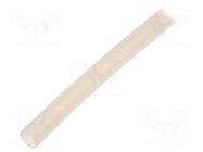 Insulating tube; silicone; natural; Øint: 7mm; Wall thick: 0.7mm SYNFLEX