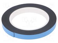 Tape: fixing; W: 12mm; L: 5m; Thk: 0.8mm; two-sided adhesive; acrylic 