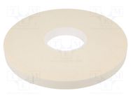 Tape: fixing; W: 19mm; L: 33m; Thk: 1mm; two-sided adhesive; white 