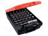 Kit: screwdriver bits; Pozidriv®,Torx®; Mounting: 1/4" (C6,3mm) WIHA