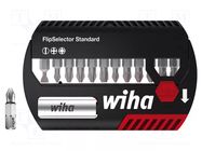 Kit: screwdriver bits; plastic cassette; Holder: C6,3mm; 25mm WIHA
