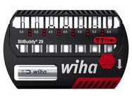 Kit: screwdriver bits; plastic cassette; hex key; Holder: C6,3mm WIHA