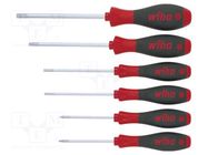 Kit: screwdrivers; Torx®; MagicSpring®; SoftFinish®; 6pcs. WIHA