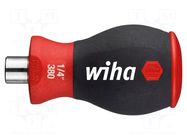 Kit: screwdriver; 6pcs; Torx®; Holder: D6,3mm; 1/4"; STUBBY WIHA