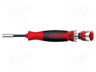 Kit: screwdriver; 12pcs; Phillips,Pozidriv®,slot,Torx®; blister WIHA
