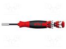 Kit: screwdriver; 12pcs; hex key,Phillips,Pozidriv®,slot,Torx® WIHA