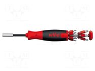 Kit: screwdriver; 12pcs; hex key,Phillips,Pozidriv®,slot,Torx® WIHA