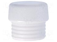 Hammer tip; 50mm; round; polyamide WIHA