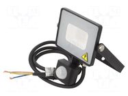 Lamp: LED flood light; 10W; 220/240VAC; neutral white; 100°; 4000K V-TAC