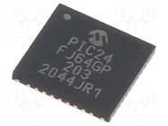 IC: PIC microcontroller; 64kB; 2÷3.6VDC; SMD; UQFN36; PIC24 MICROCHIP TECHNOLOGY