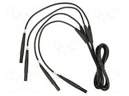 Test acces: test lead; black; 2000mm GOSSEN METRAWATT